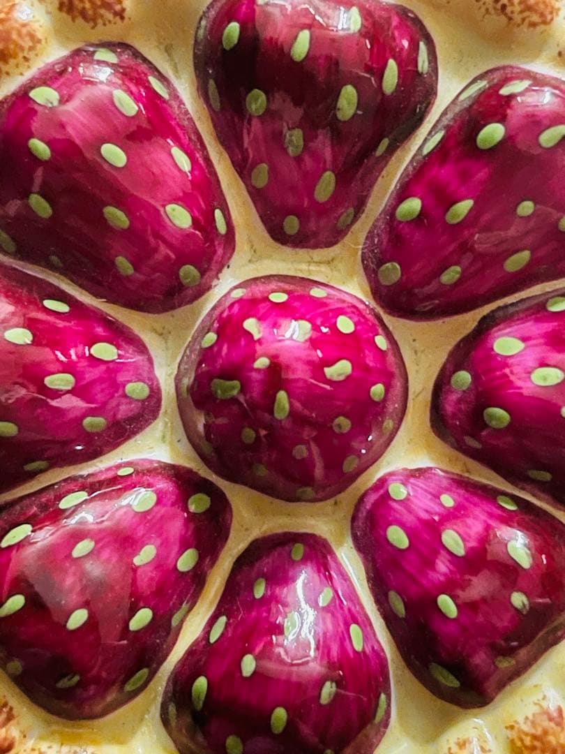 ひ*り様 リモージュ　フランス　ストロベリーパイ型小物入れ　ピルケース