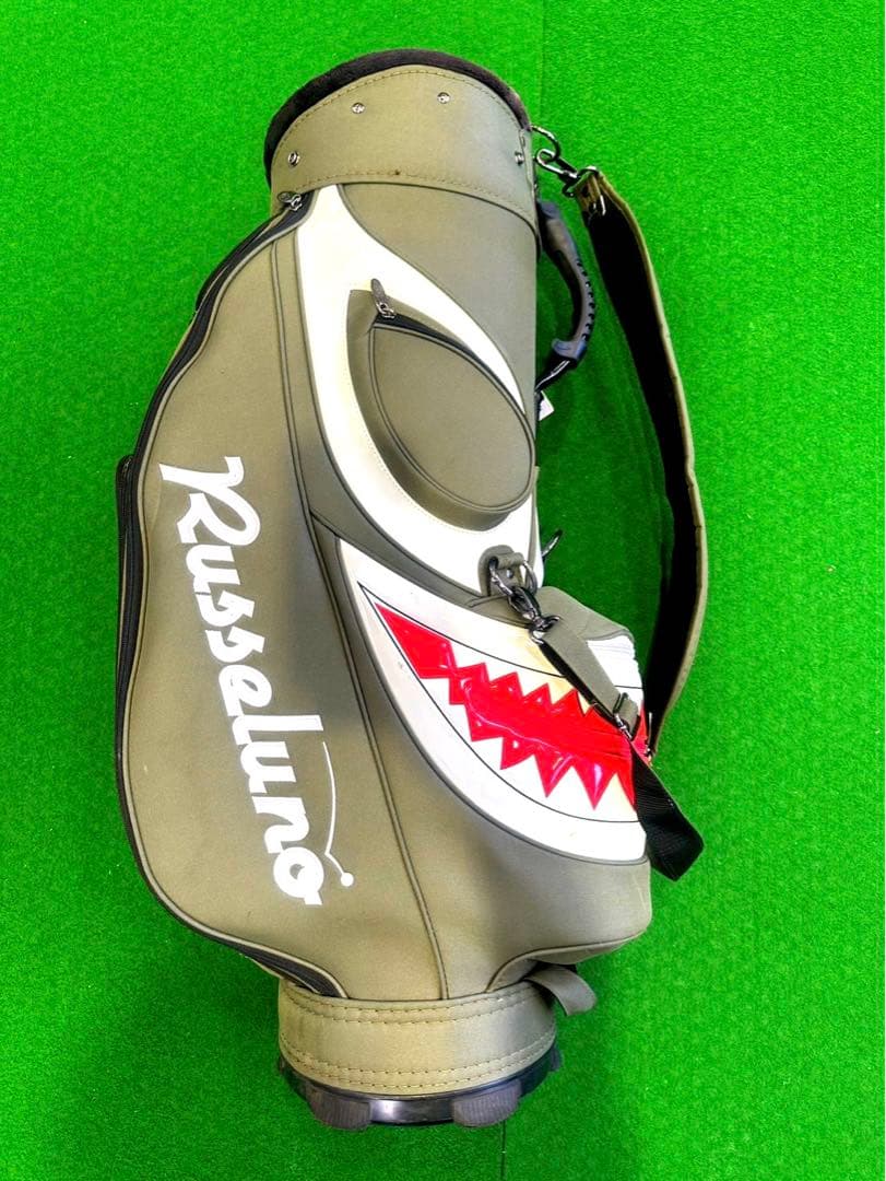 【超希少】ラッセルノ キャディバッグ 覆面デザイン 6個口 ネームプレート未使用