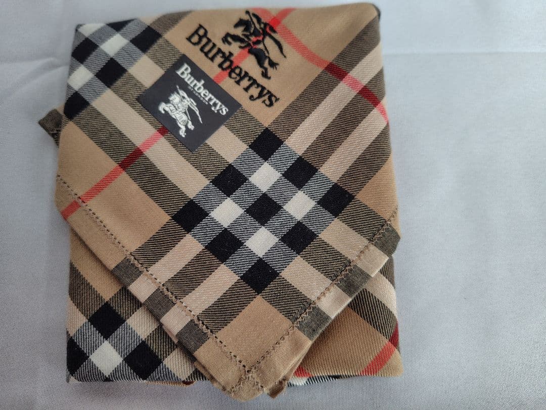 ヴィンテージモデル　Burberrys チェック柄ハンカチ 3枚セット