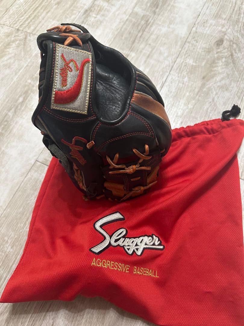 本日まで破格 久保田スラッガー 軟式グローブ 収納袋付き