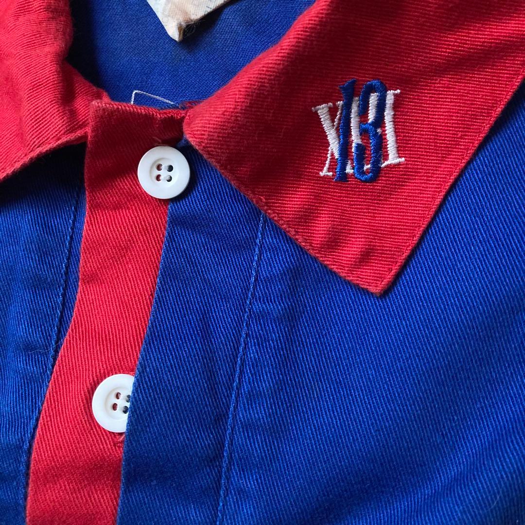 90s UMBRO 希少イギリス代表ラガーシャツ 刺繍 ヴィンテージ ラグビー