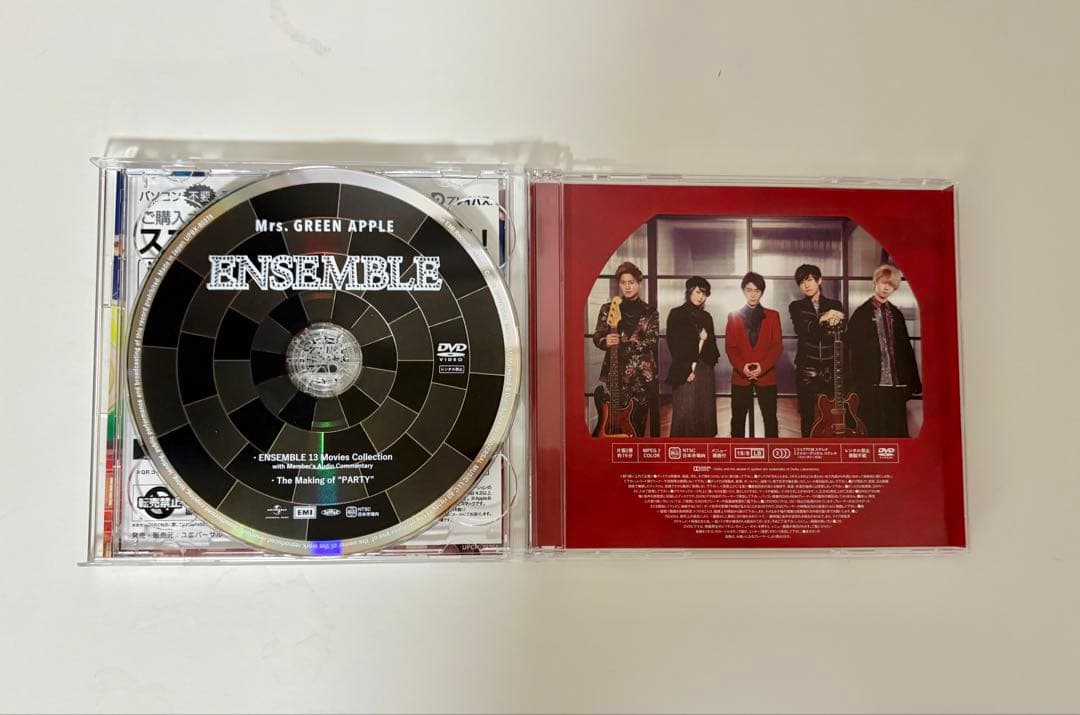 Mrs. GREEN APPLE ENSEMBLE 初回限定盤　特典付