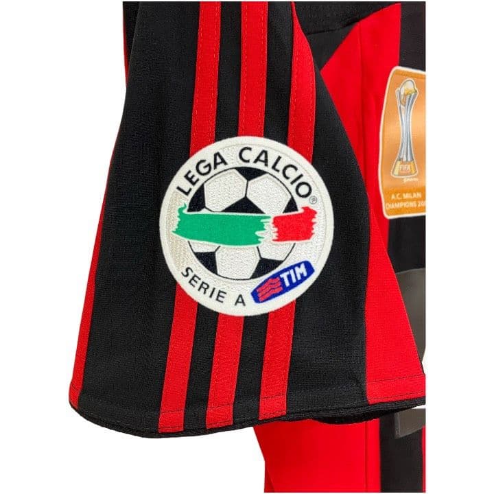 07-08 ACミラン　ロナウド　アディダスオフィシャル　フルパッチユニフォーム
