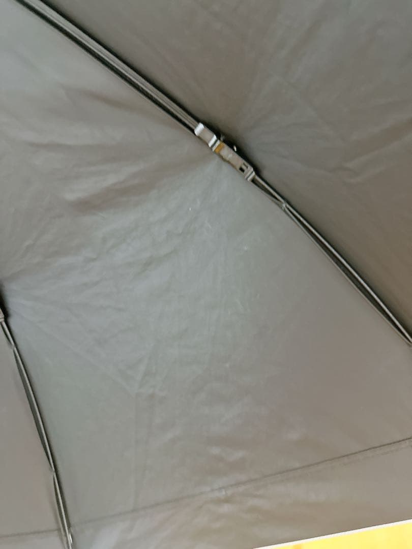 サンバリア100 2段折 コンビmoku グレー 日傘 折りたたみ傘