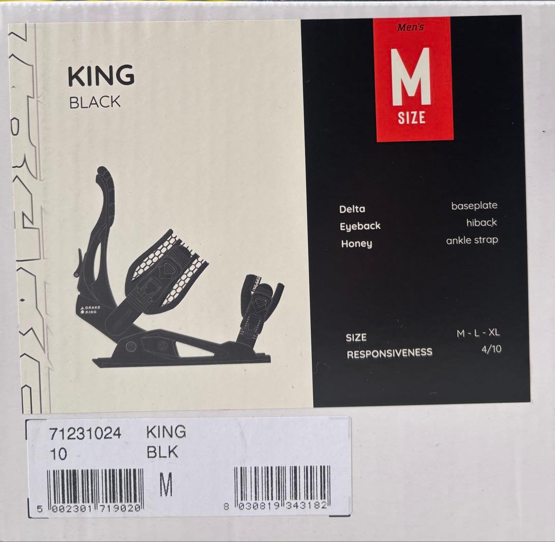 DRAKE KING Mサイズ 24-25 ビンディング ドレイク キング
