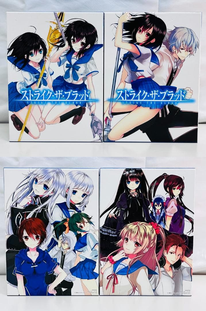◆ストライク・ザ・ブラッド DVD BOX１、２セット　09370