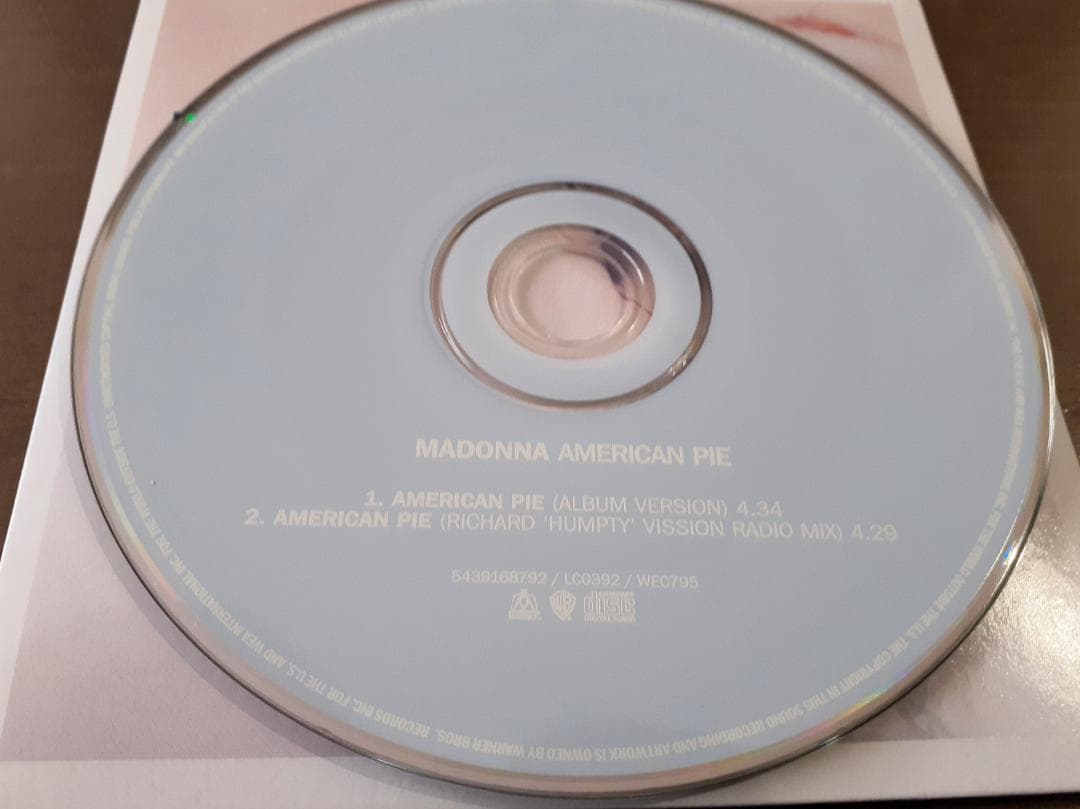 マドンナ　American Pie　紙ジャケ仕様 EU盤 CDシングル