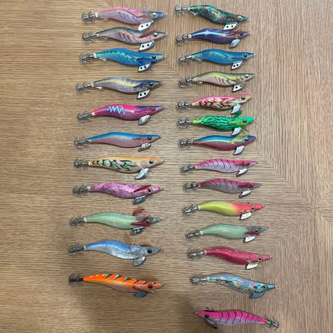 人気エギ25本！エギ王K・エメラルダス・セフィア 3.5号＆3.0号 ケース付