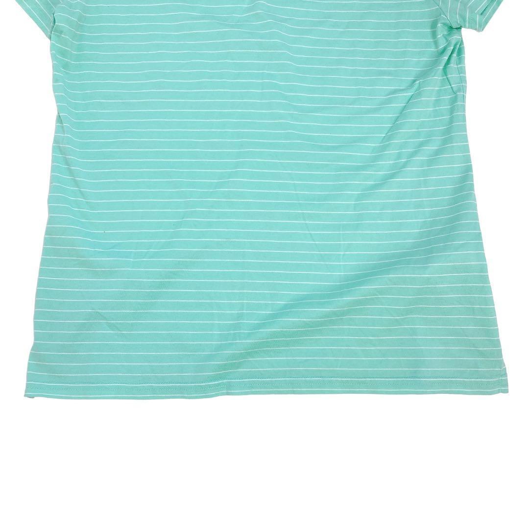 08T844☆ POLO GOLF ストレッチ ボーダー ポロシャツ ゴルフ M