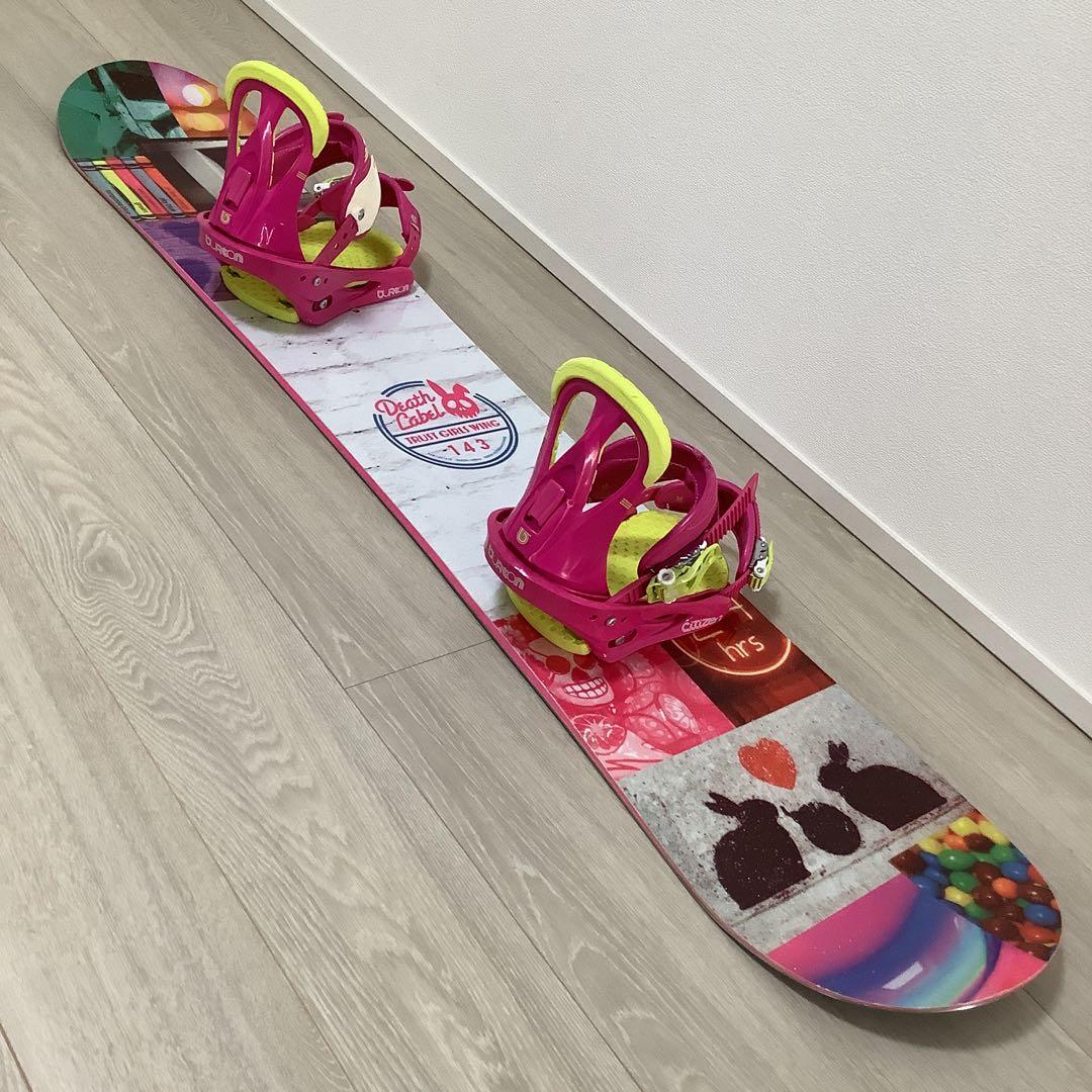092Death Labelバートンレディーススノーボード初心者やグラトリ向き