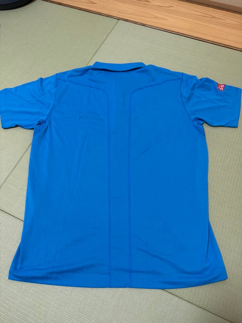 錦織圭限定モデルUNIQLO 青 ポロシャツ L