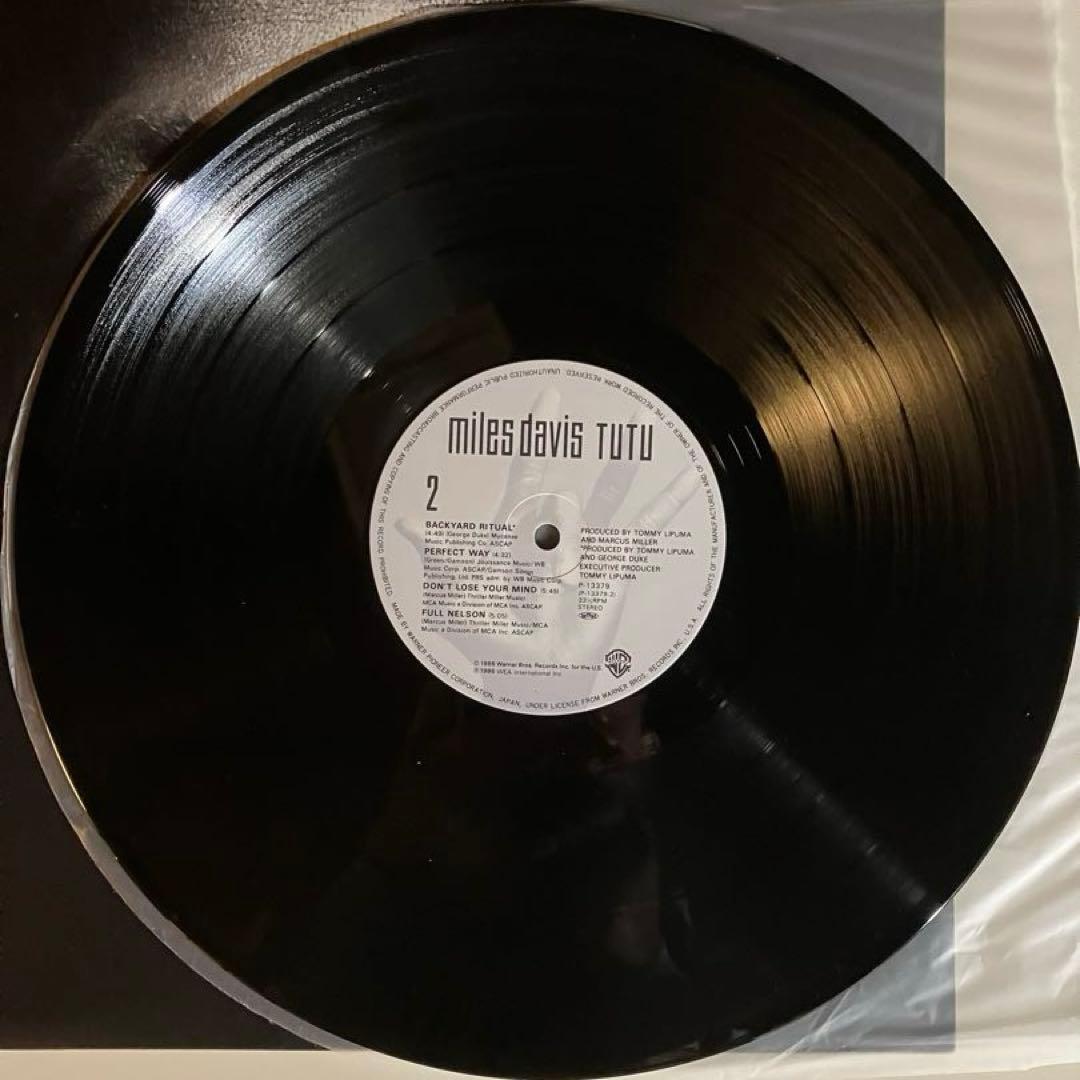 国内盤 マイルス・デイヴィス Tutu LPレコード