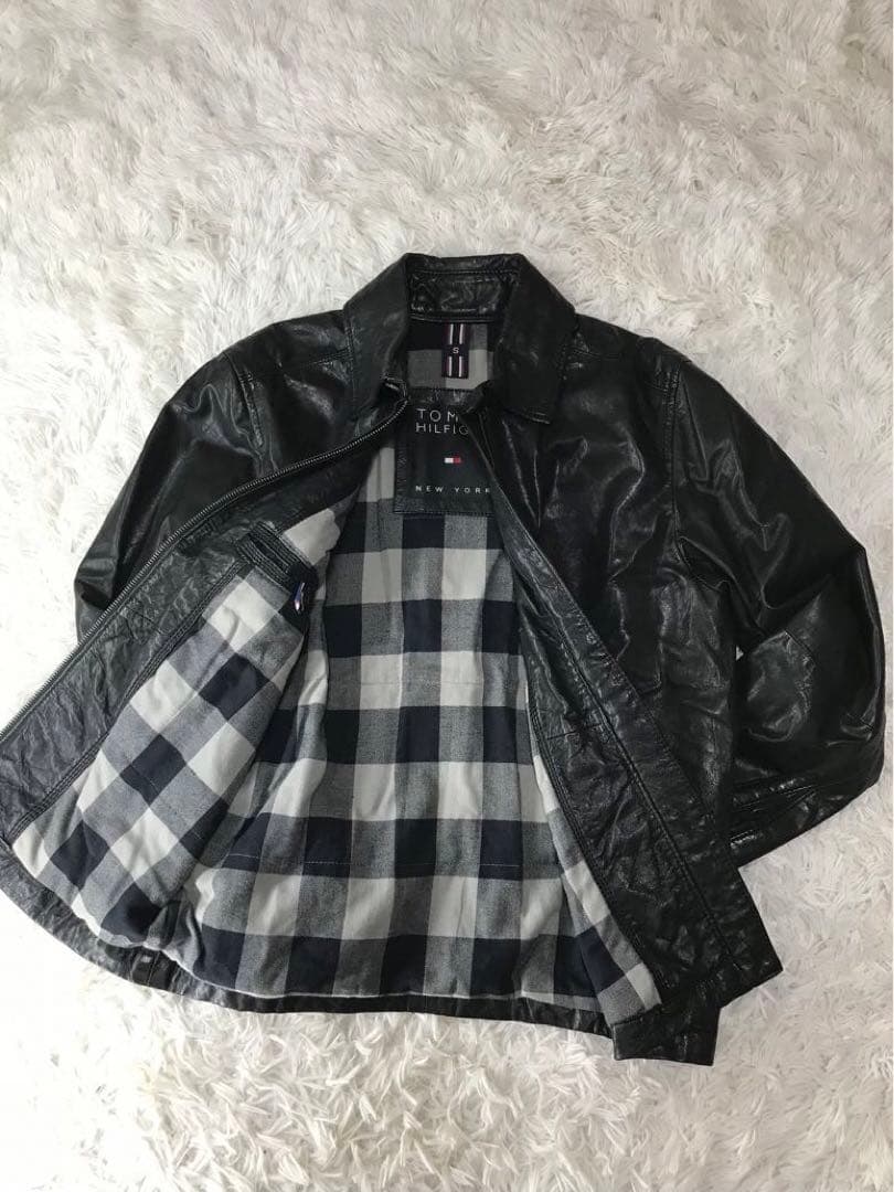 【値下げ対応可能‼️】  レザー ジャケット S