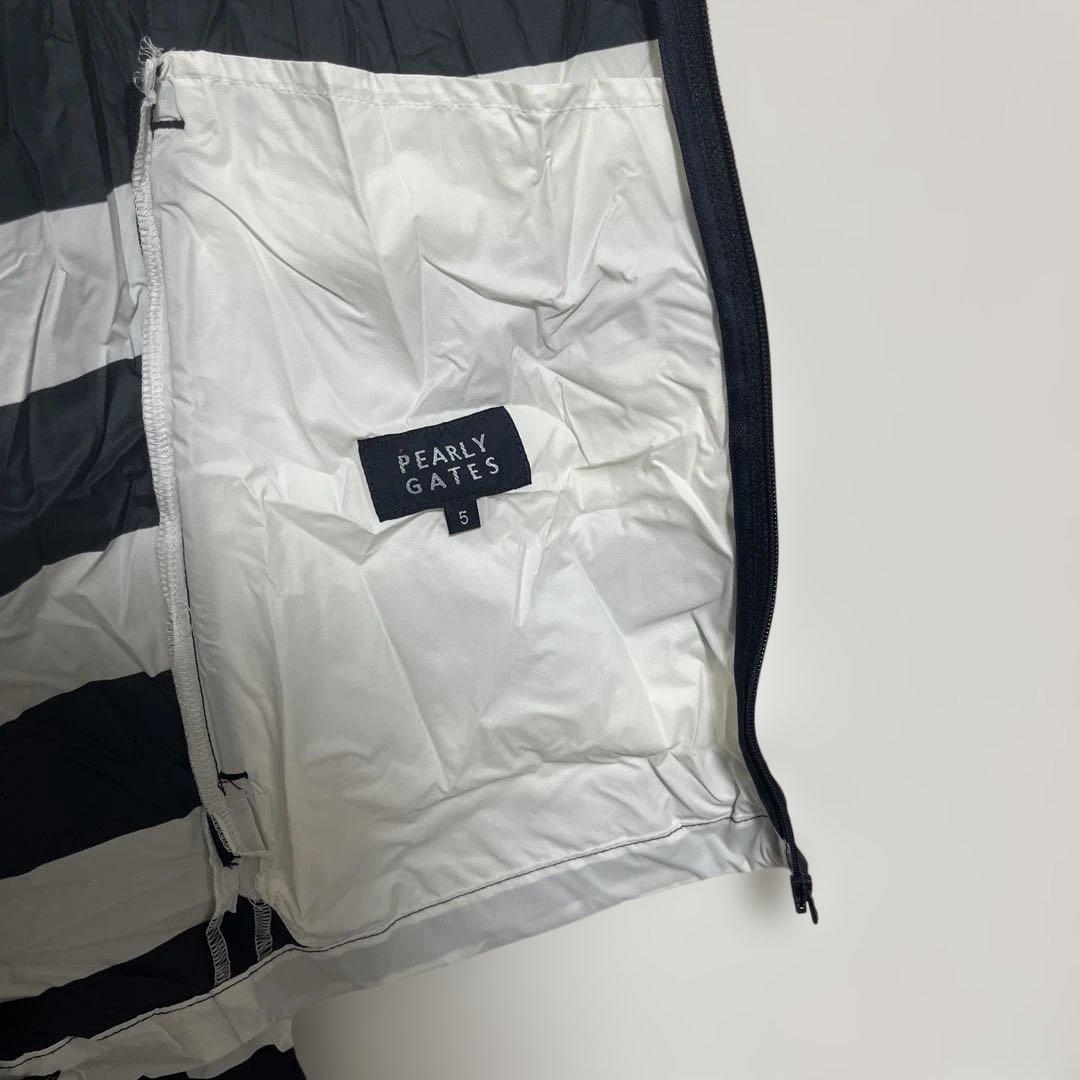 PEARLY GATES ストライプナイロンジャケット サイズ5