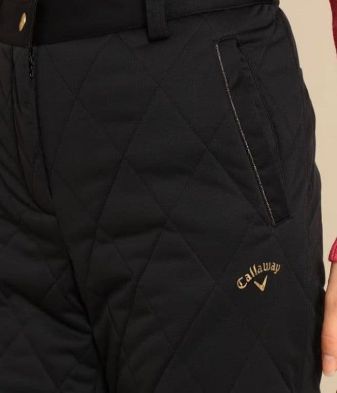 Callaway新品未使用 レディース中綿 ブラックパンツ