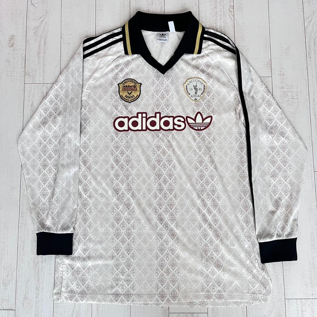 美品　adidas originals フットボール　長袖シャツ　サッカー　L