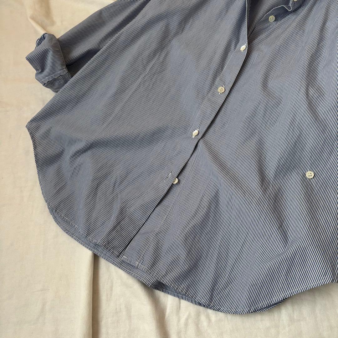 ドゥーズィエムクラス ストライプシャツ 2way カシュクール