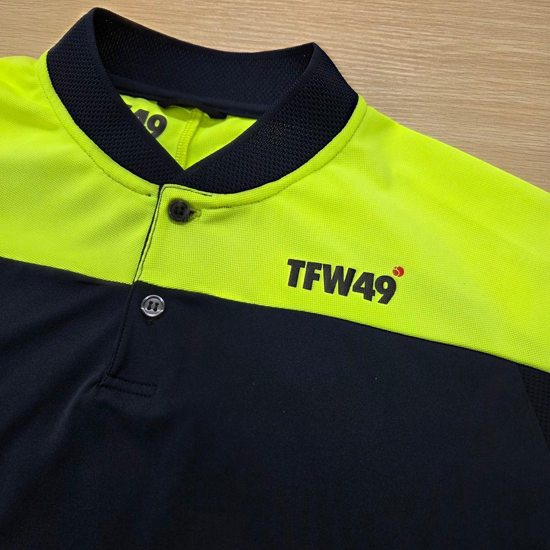 SANRISE × TFW49 サイドメッシュ COLLARLESS POLO