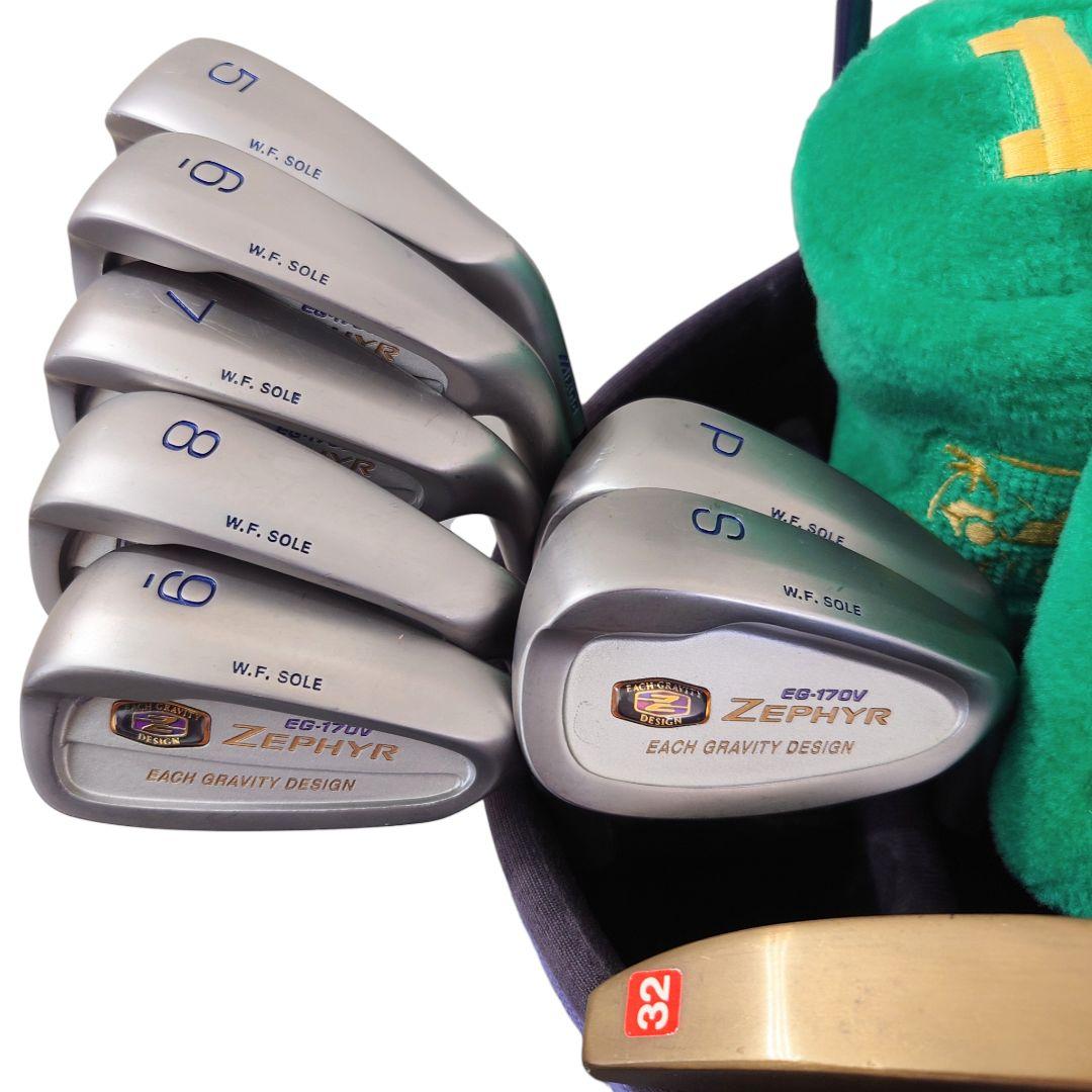 A72★レディース10本FLEX-L★右利き用★初心者ゴルフクラブセット