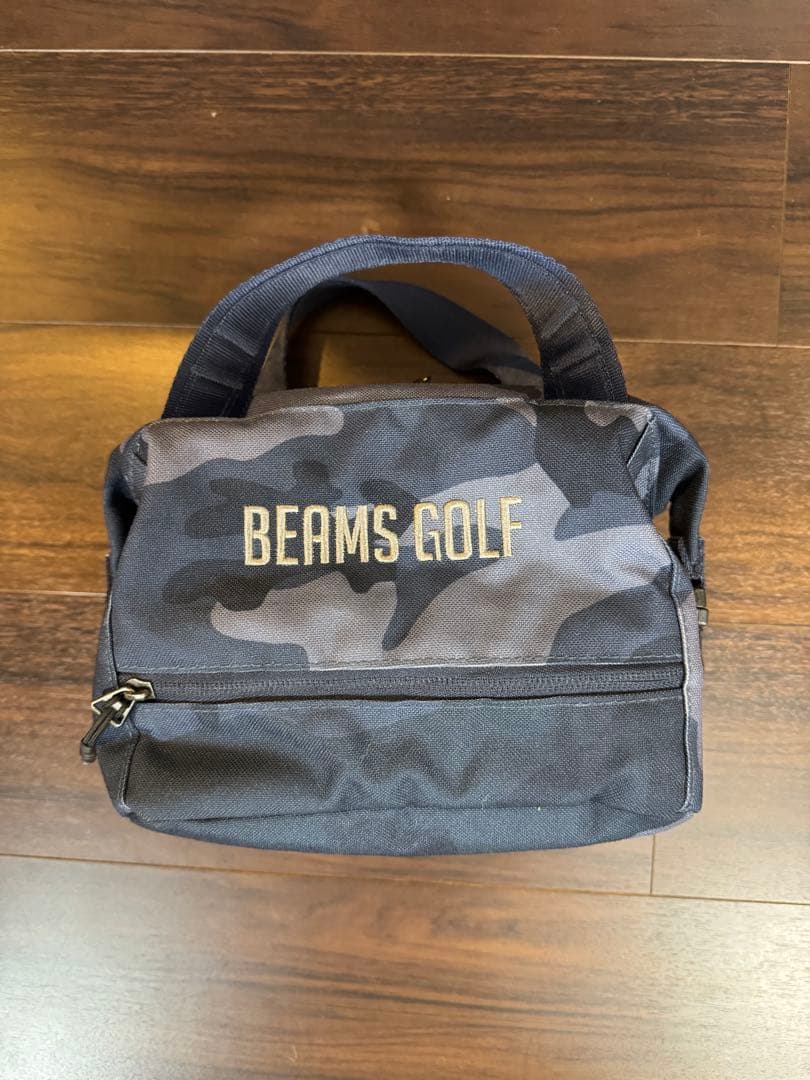 【美品】BEAMS GOLF 迷彩柄バッグ　保冷機能付きカートバック