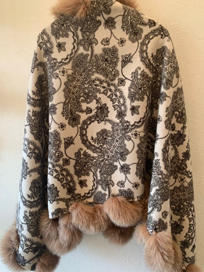 カシミア　ショール　ブルーフォックス ストール