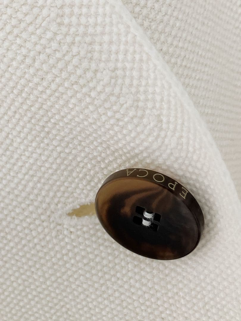 EPOCA エポカ バックメッシュ ロングジレ ロングベスト ホワイト 40