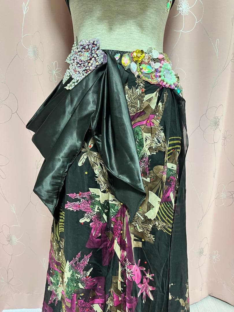 （中古）ベリーダンス　オリエンタル　衣装　黒系