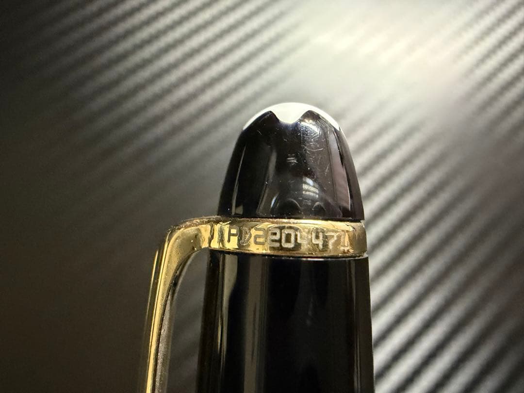 美品 モンブラン マイスターシュテュック 163 ブラック ローラーボール