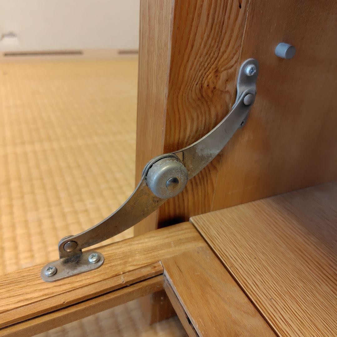 無印良品　木製テレビ台 ガラス扉付き