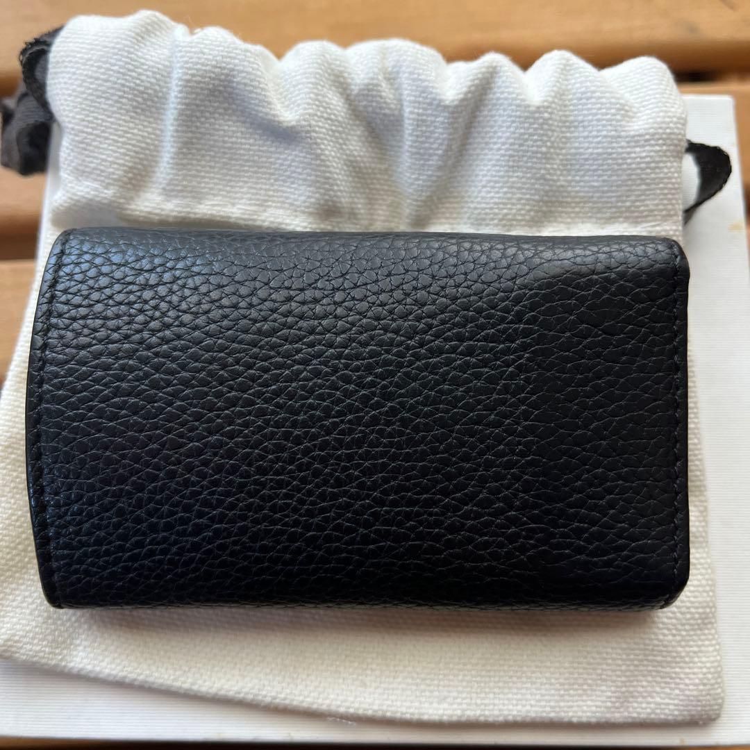 セリーヌ　キーケース　レザー　バイカラー　旧ロゴ