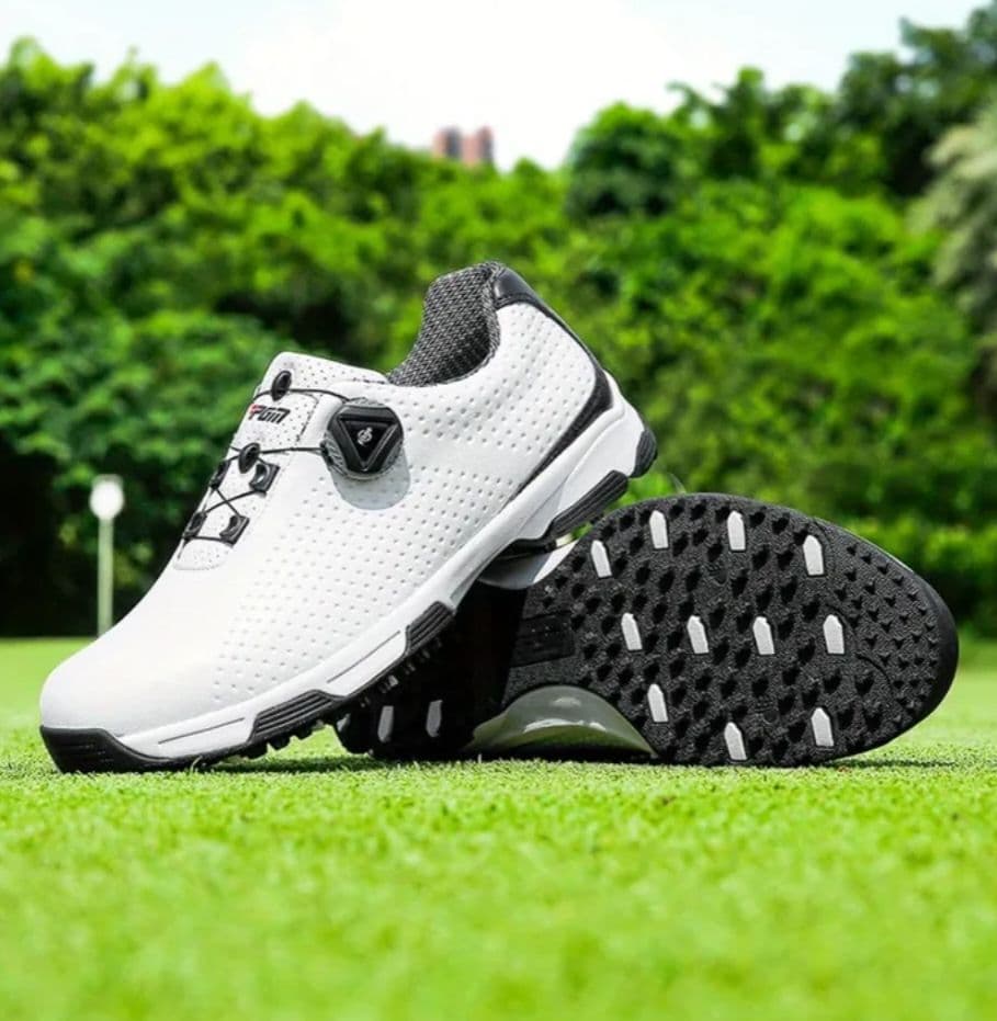 PGM ゴルフシューズ ホワイト/ライム