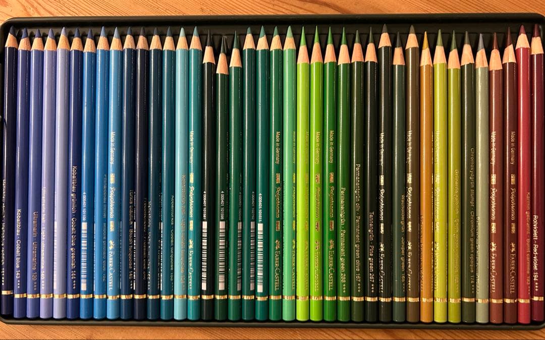 ファーバーカステル ポリクロモス 油性色鉛筆 120色