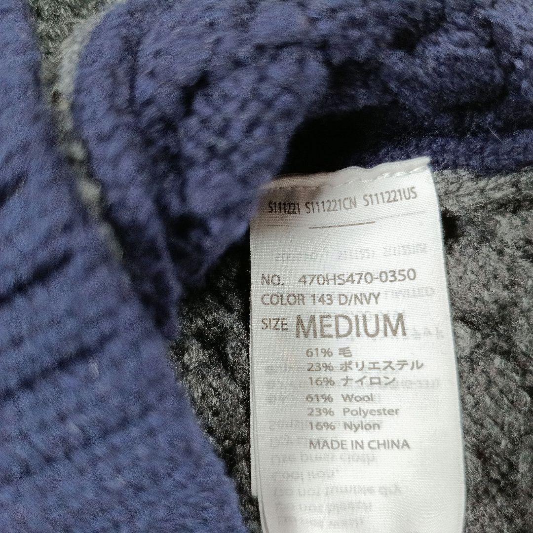 美品✨24AWナゴンスタンス アシンメトリー ケーブル ニット ベスト M