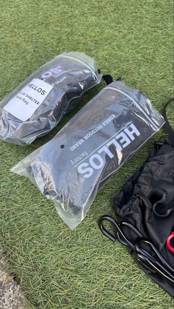 [HELLOS]SLUG SHELTER シエルターブラック　TPU1枚未使用付