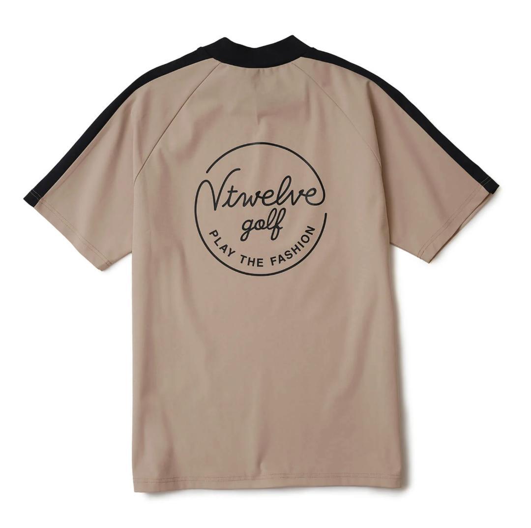 新品 ベージュ Sサイズ V12 GOLF RG MOCK メンズ モックネック