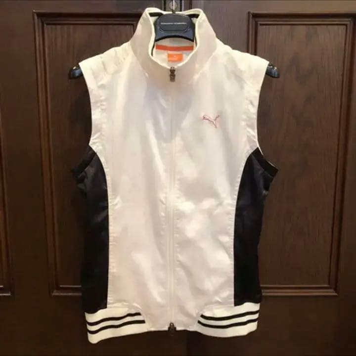 PUMA プーマ　ジャケット ベスト 2way　ゴルフウェア ゴルフ　ホワイト