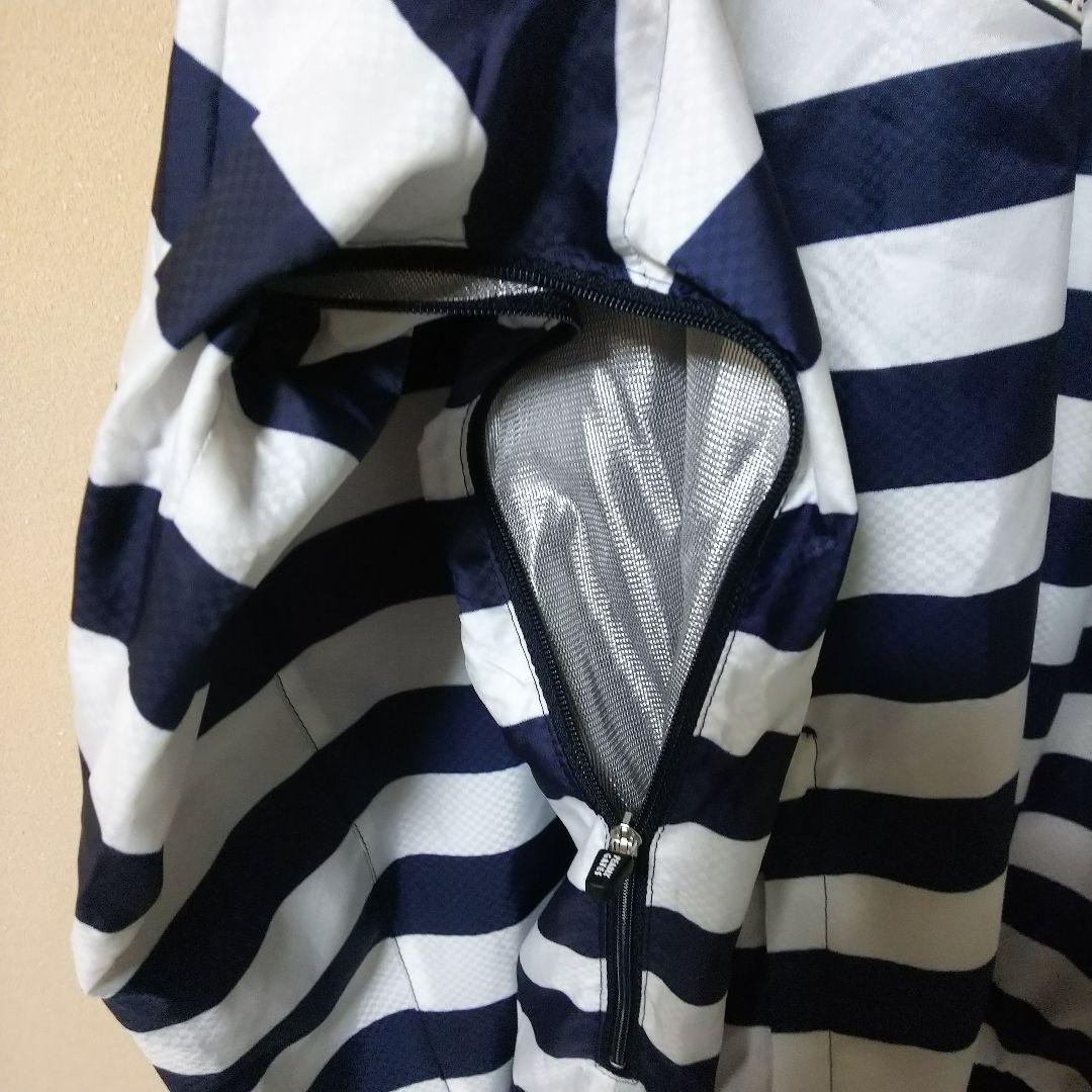 PEARLY GATES　パーリーゲイツ　ボーダー柄 蓄熱スニードJKT