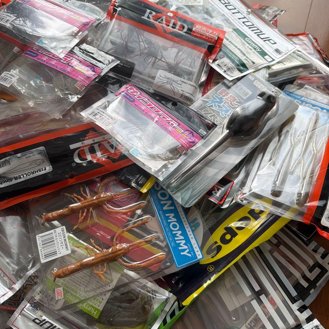 バス釣り引退ワームセット 180袋以上