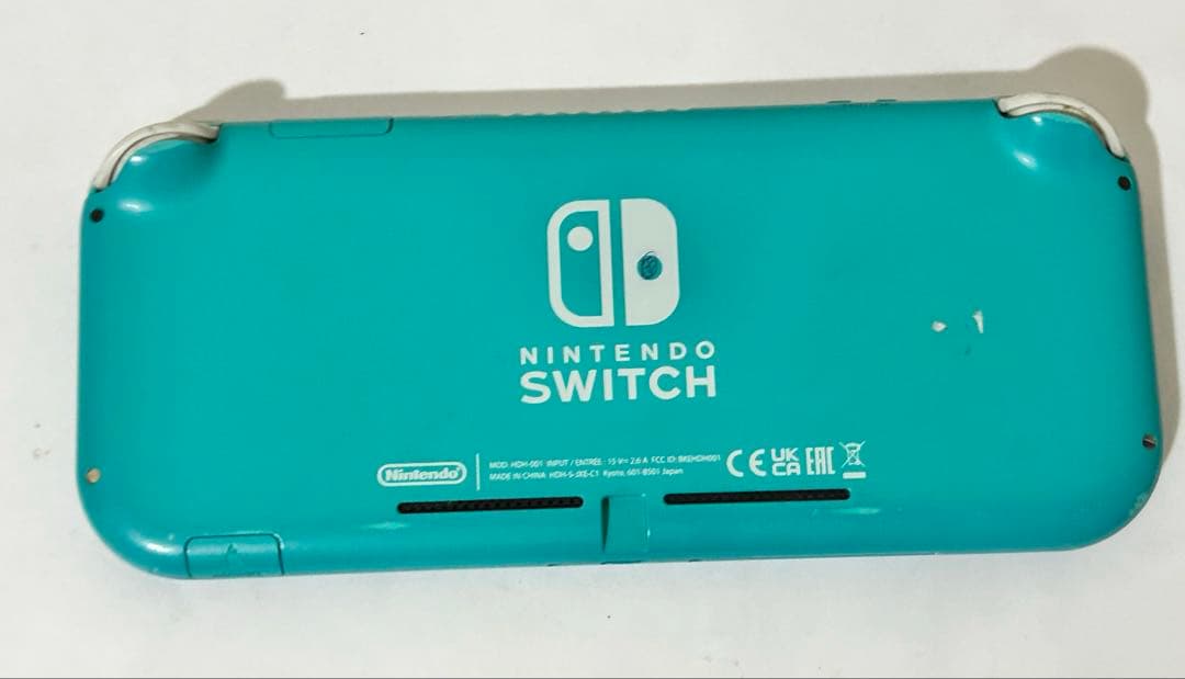 【通電確認】ニンテンドー Switch スイッチ ターコイズ ブルー 青 本体