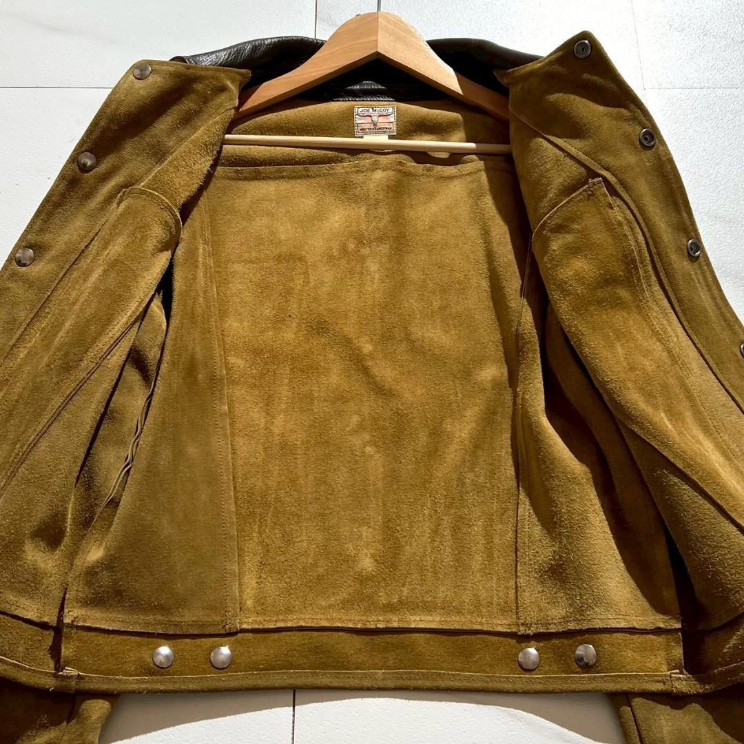 24ss　美品　リアルマッコイズ　ラフアウトレザー　ウエスタンジャケット　タグ付