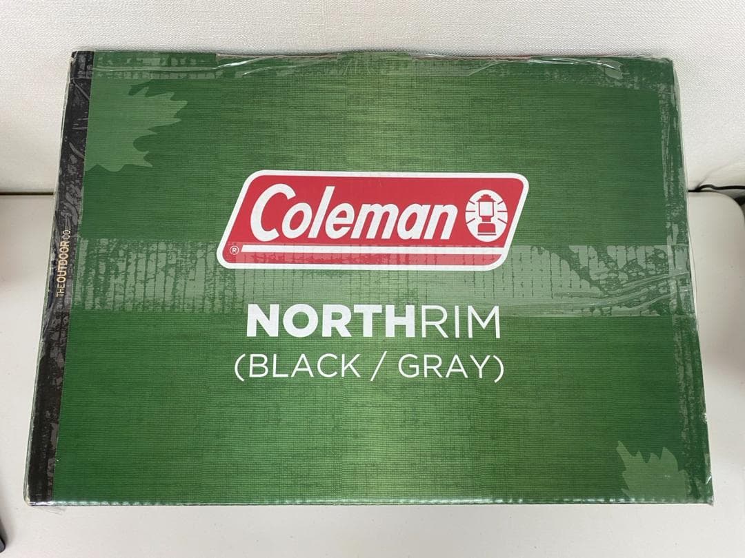 コールマン ノースリム マミー型寝袋 最低使用温度 -18℃（ブラック・グレー）