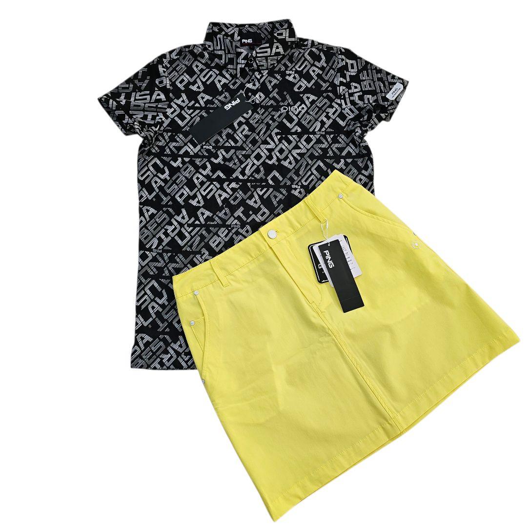 PING レディース【Lサイズ】新品 セットアップ　上下セット シャツ スカート