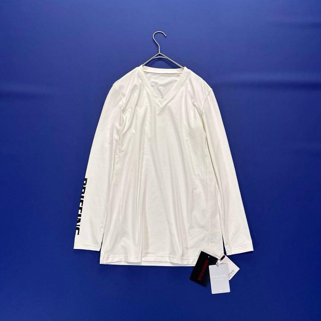 未使用❗️ ブリーフィングゴルフ　長袖カットソー　インナー　吸水速乾　Vネック