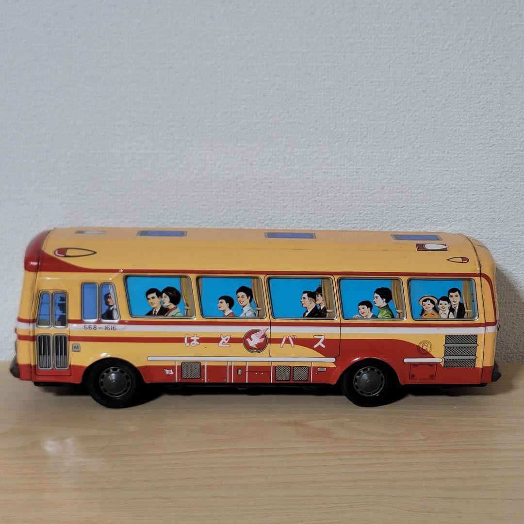 21時迄価格 昭和レトロ PMA製 ブリキ はとバス 40cm