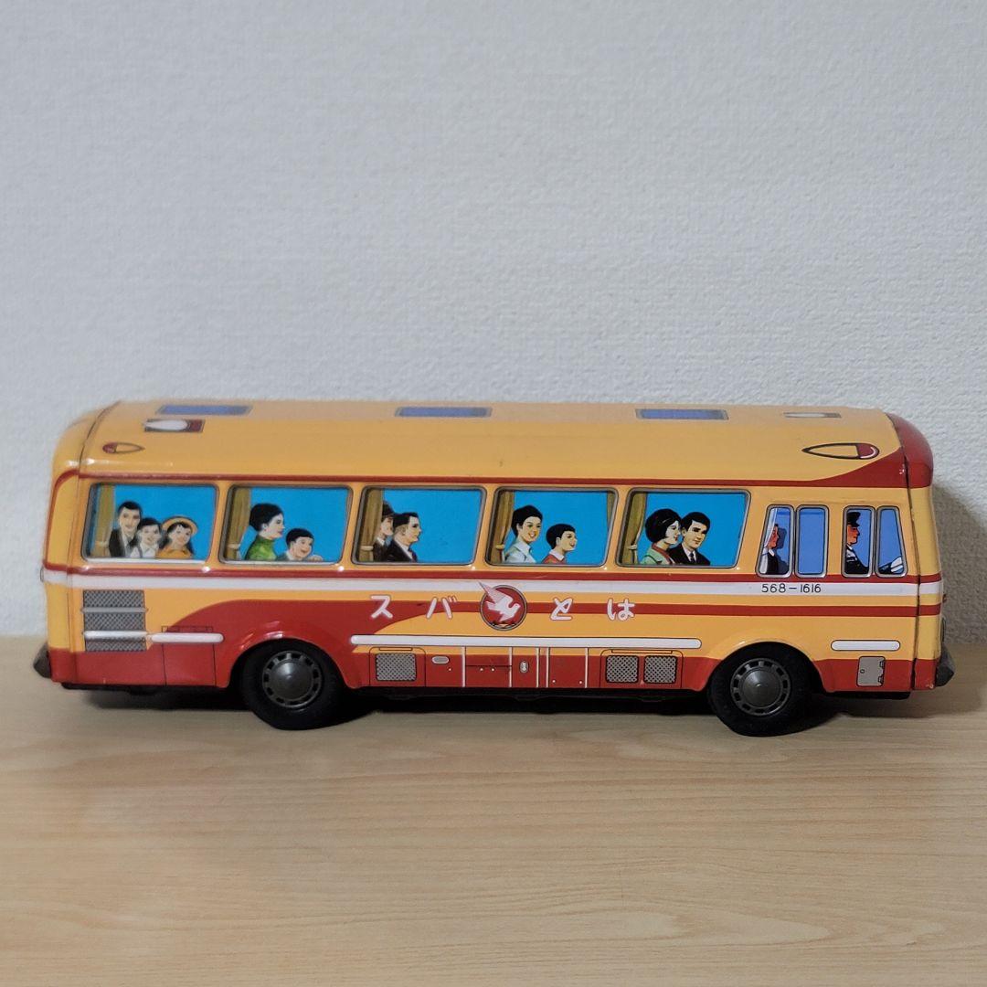 21時迄価格 昭和レトロ PMA製 ブリキ はとバス 40cm