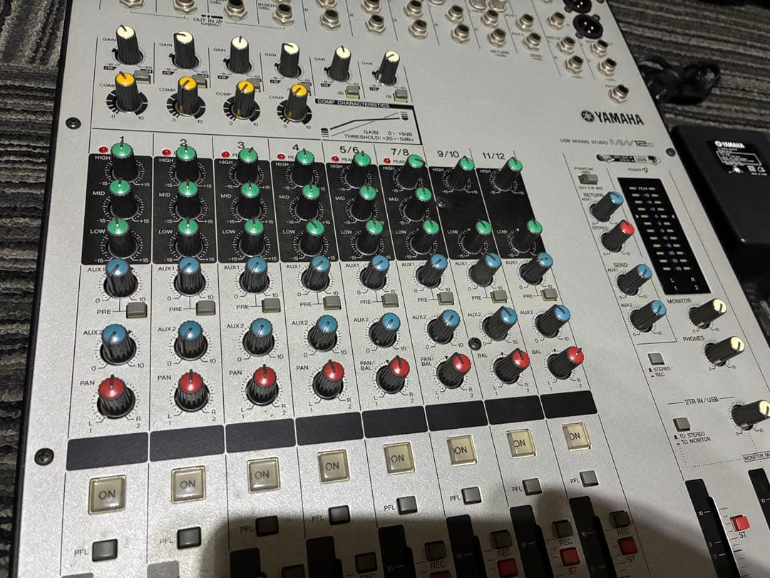 YAMAHA MW12C アナログミキサー　アダプタ付属