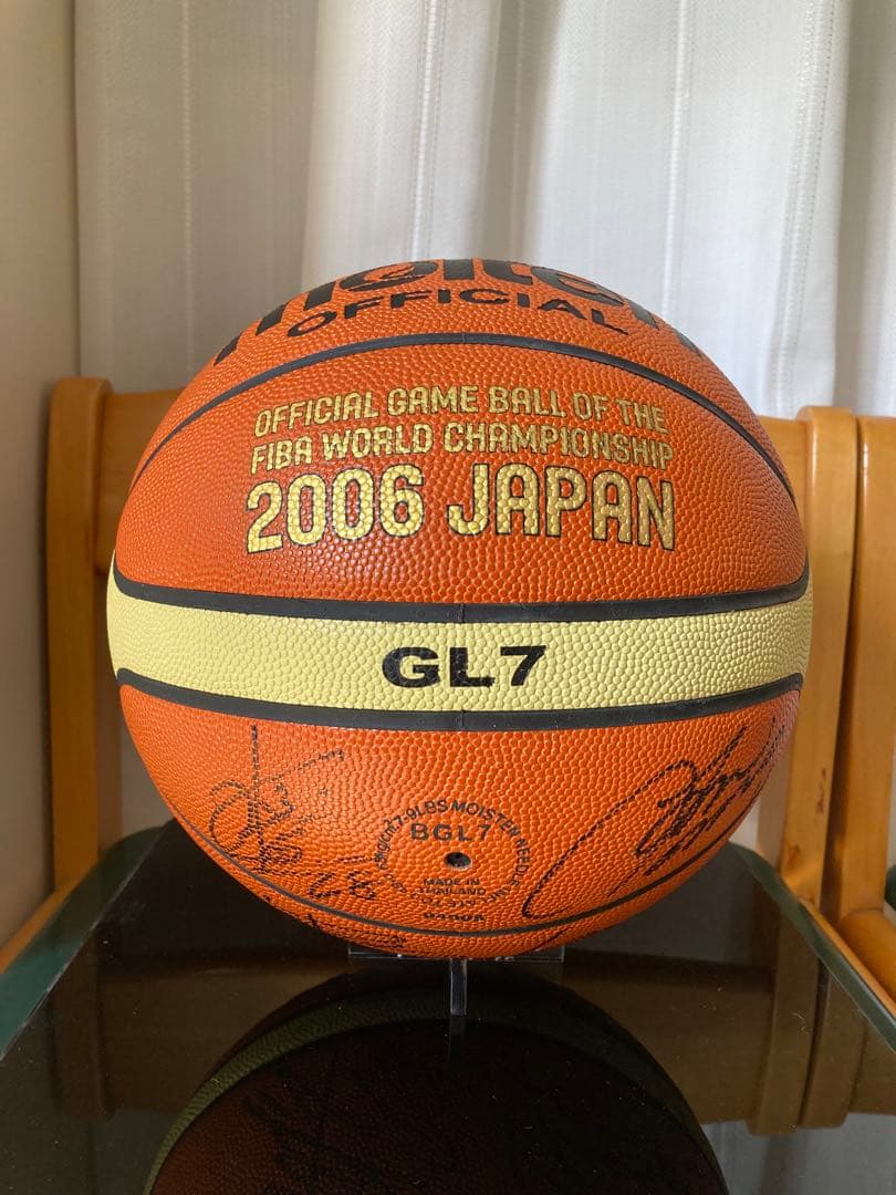 【超貴重！】2006年FIBAバスケットボール世界選手権日本代表サイン入り公式球