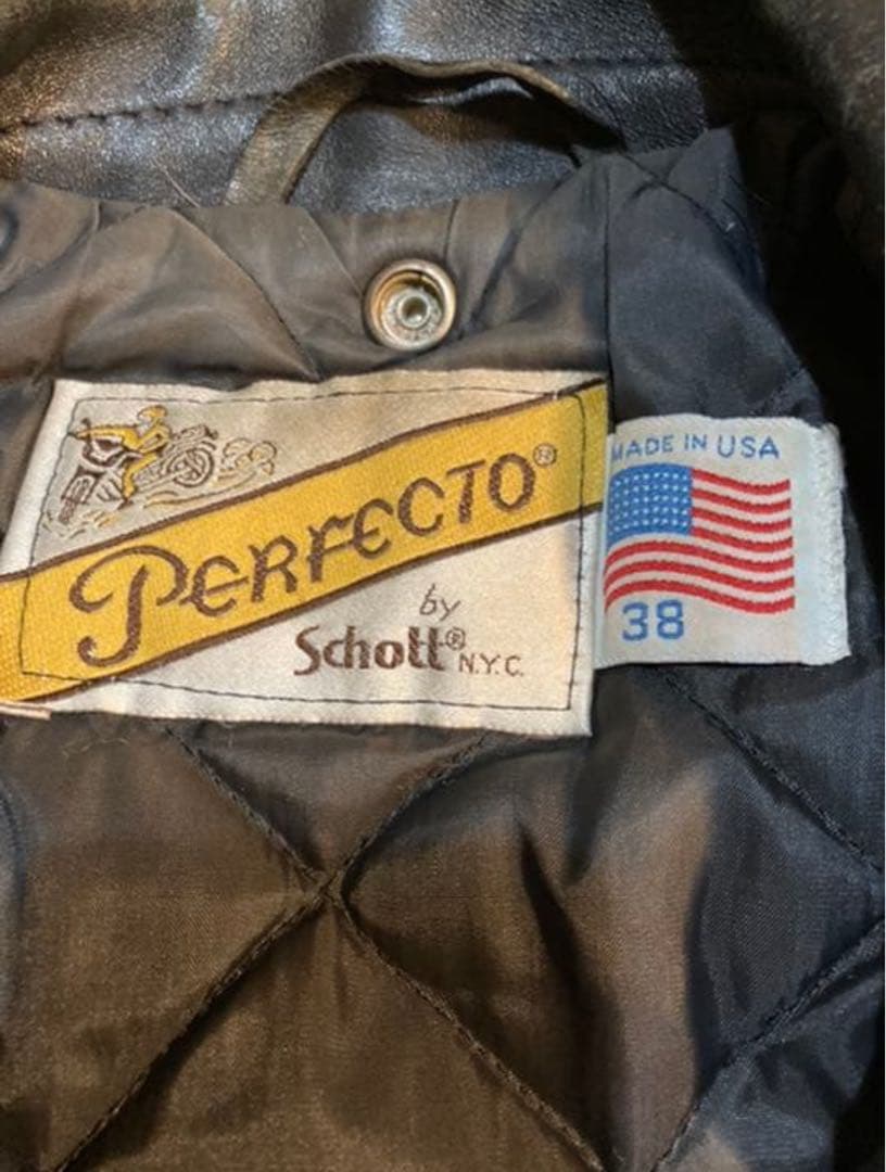 Schott ショット　Wライダースジャケット 80s90s