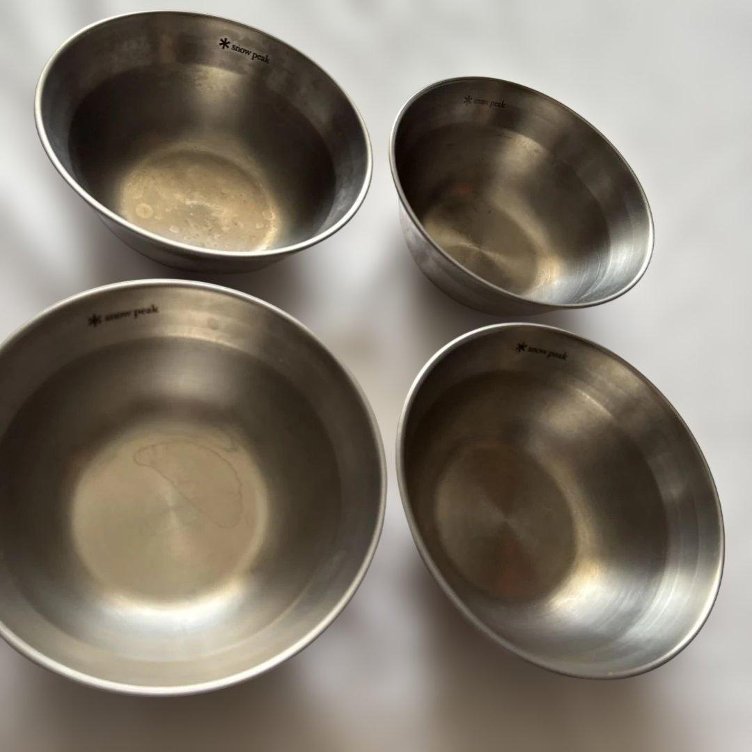  peak スノーピーク テーブルウェア4点セット4人分 合計16枚