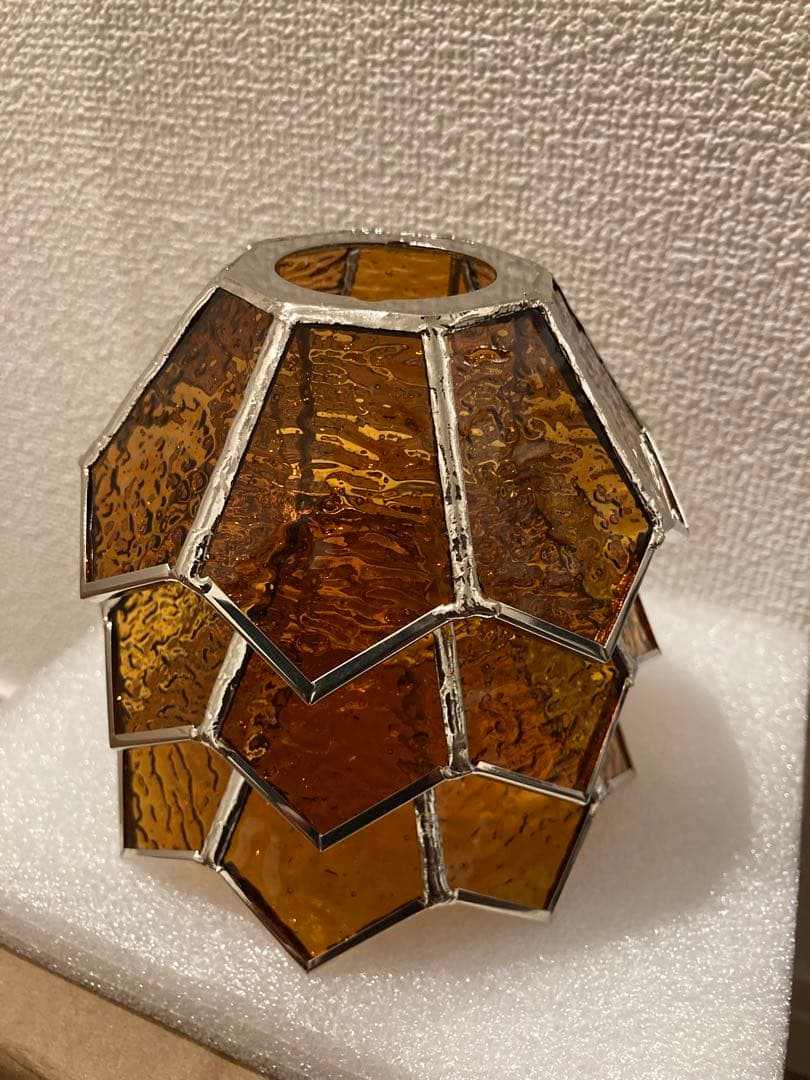 ゴールゼロ ガラスシェードsomabito ソマビト　逆鱗型ランタンシェード